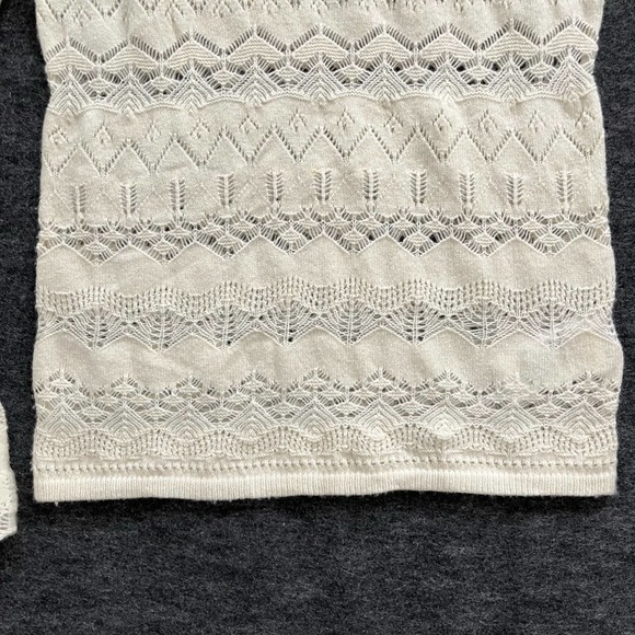 VINTAGE RALPH LAUREN BLUE LABEL MOCK NECK POINTELLE WOOL SWEATER WOMEN SIZE S - Picture 10 of 14